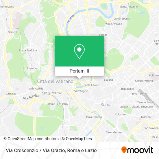 Mappa Via Crescenzio / Via Orazio