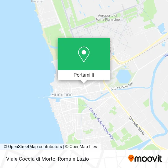 Mappa Viale Coccia di Morto
