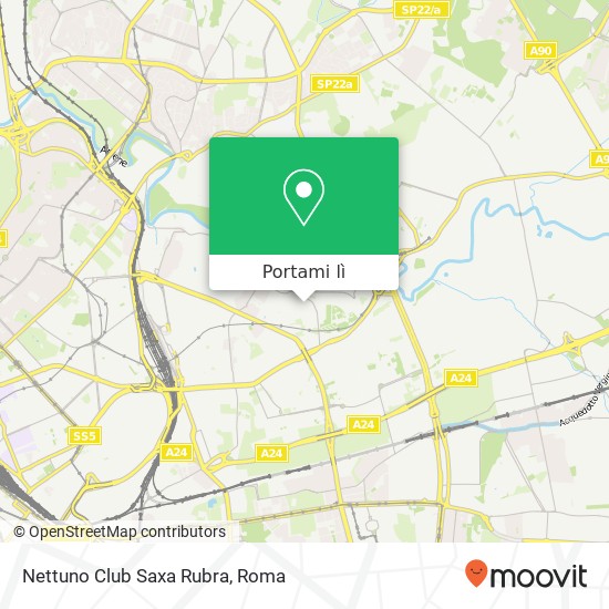Mappa Nettuno Club Saxa Rubra