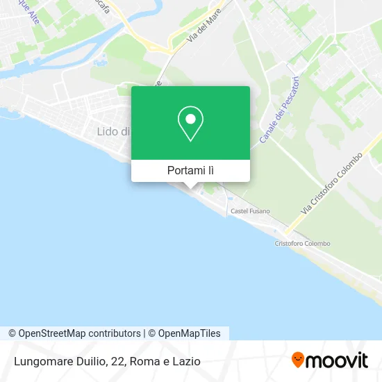 Mappa Lungomare Duilio, 22