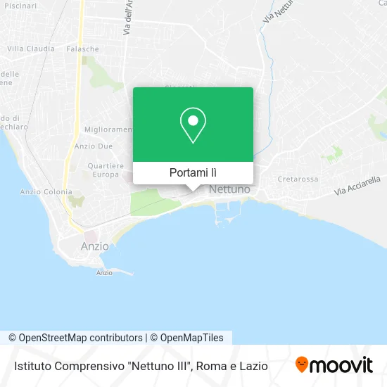Mappa Istituto Comprensivo "Nettuno III"