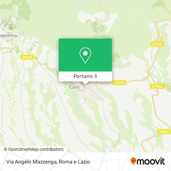 Mappa Via Angelo Mazzenga