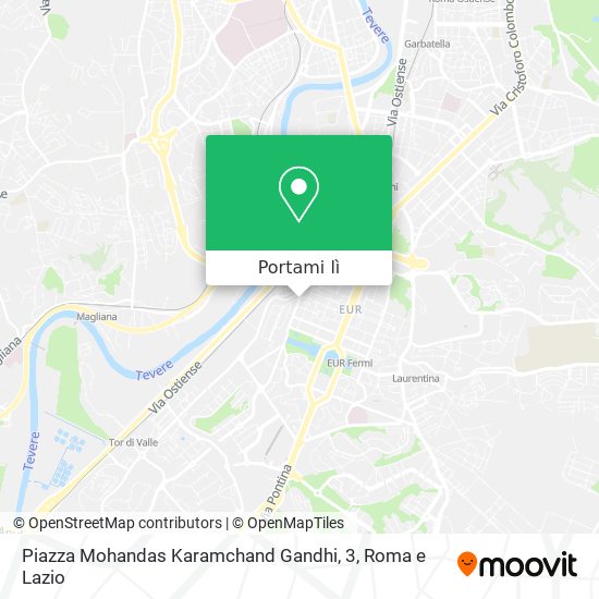 Mappa Piazza Mohandas Karamchand Gandhi, 3
