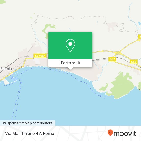 Mappa Via Mar Tirreno 47