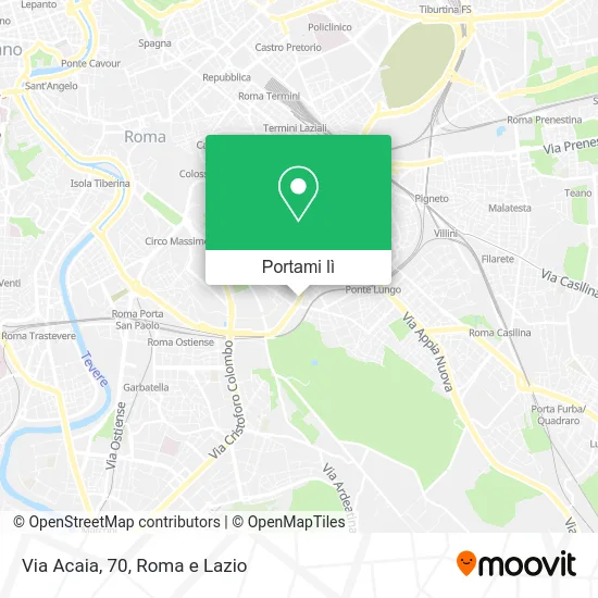 Mappa Via Acaia, 70