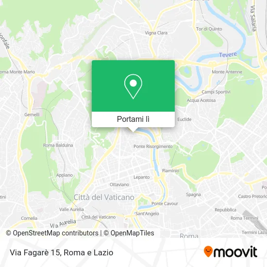 Mappa Via Fagarè 15