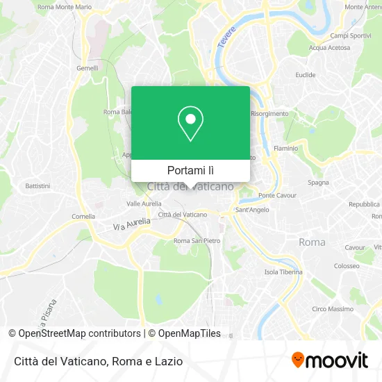 Mappa Città del Vaticano