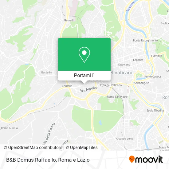 Mappa B&B Domus Raffaello