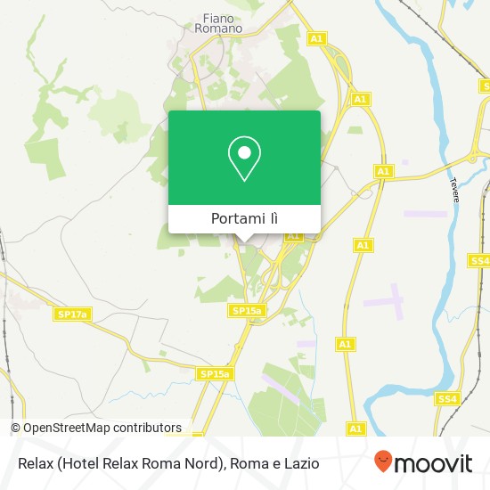 Mappa Relax (Hotel Relax Roma Nord)