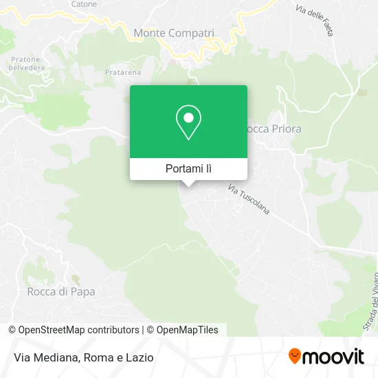 Mappa Via Mediana