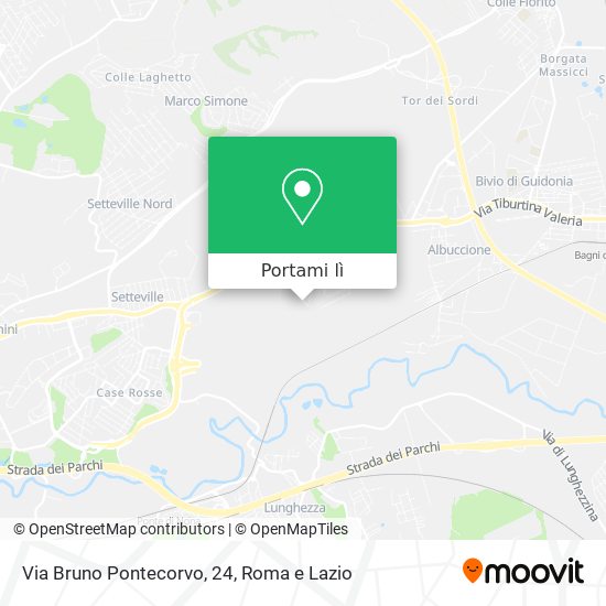 Mappa Via Bruno Pontecorvo, 24