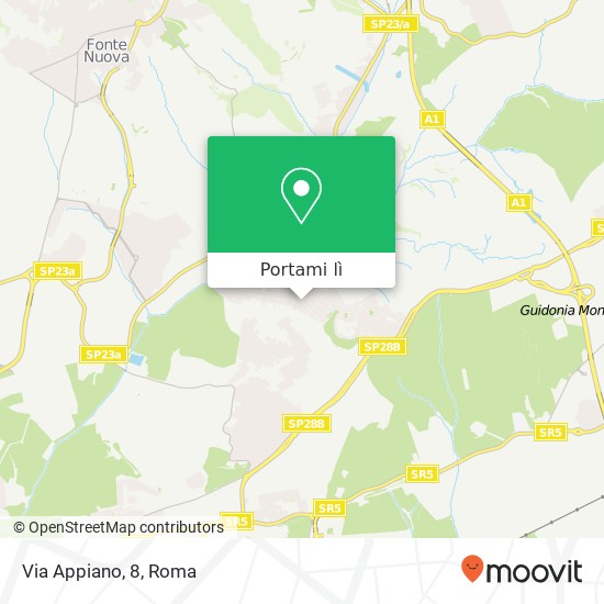 Mappa Via Appiano, 8