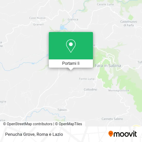 Mappa Penucha Grove