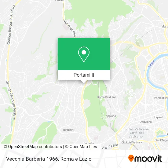 Mappa Vecchia Barberia 1966