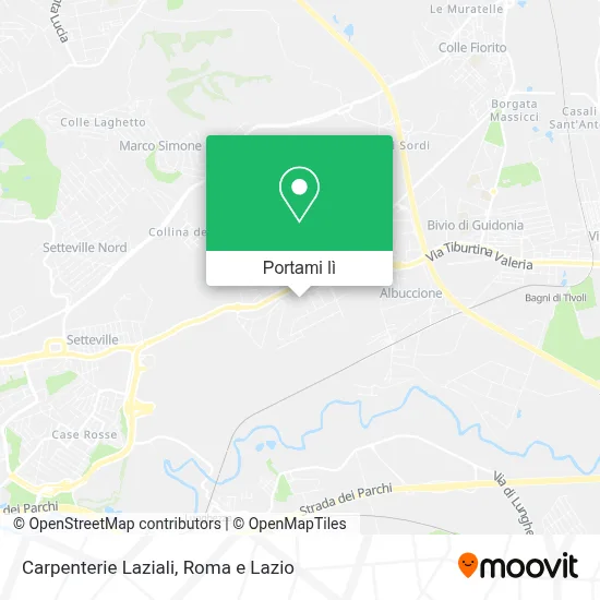 Mappa Carpenterie Laziali
