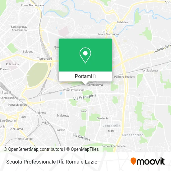 Mappa Scuola Professionale Rfi