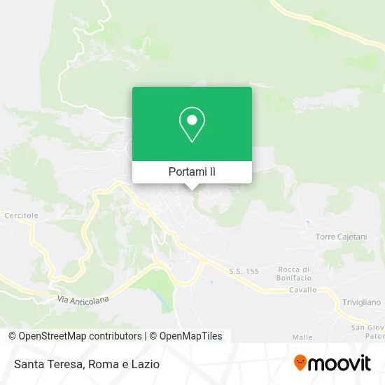 Mappa Santa Teresa