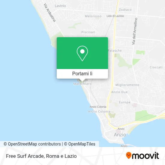 Mappa Free Surf Arcade