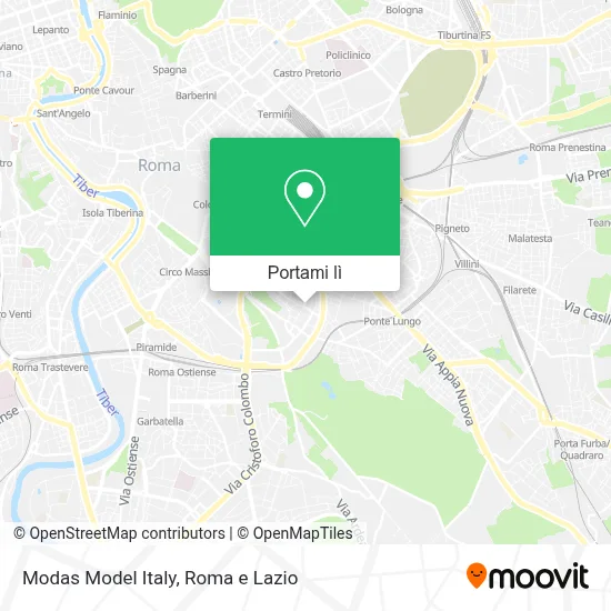 Mappa Modas Model Italy