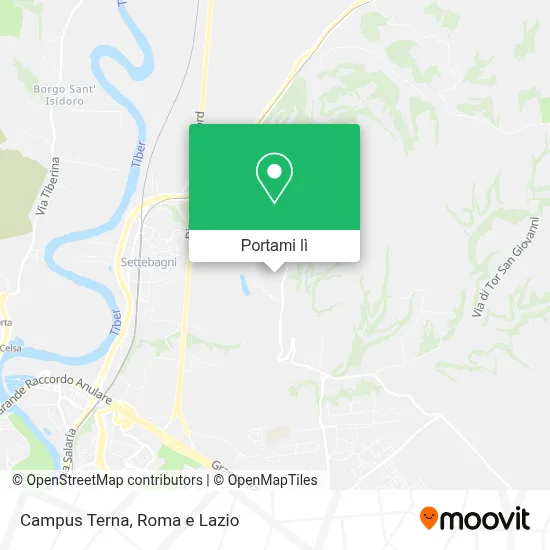 Mappa Campus Terna