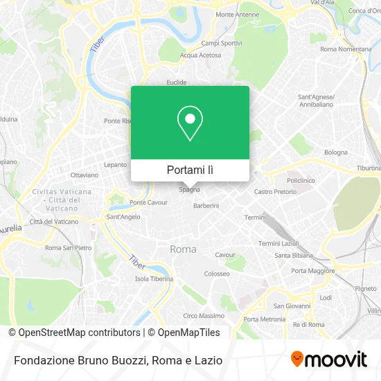 Mappa Fondazione Bruno Buozzi