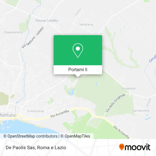 Mappa De Paolis Sas