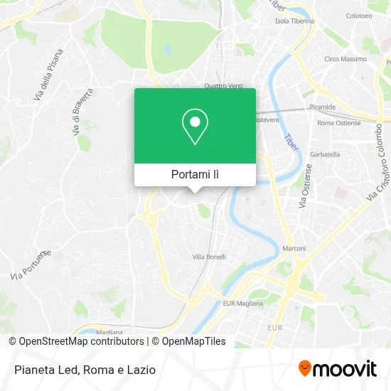 Mappa Pianeta Led