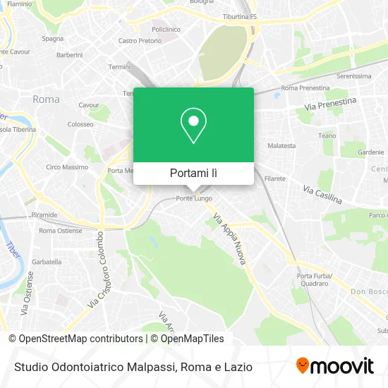 Mappa Studio Odontoiatrico Malpassi