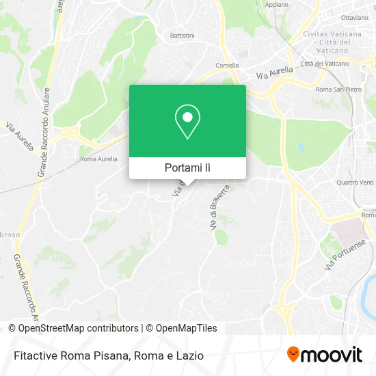 Mappa Fitactive Roma Pisana