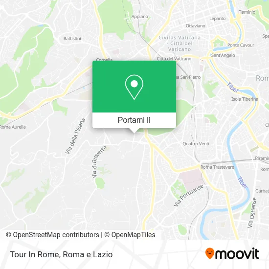 Mappa Tour In Rome