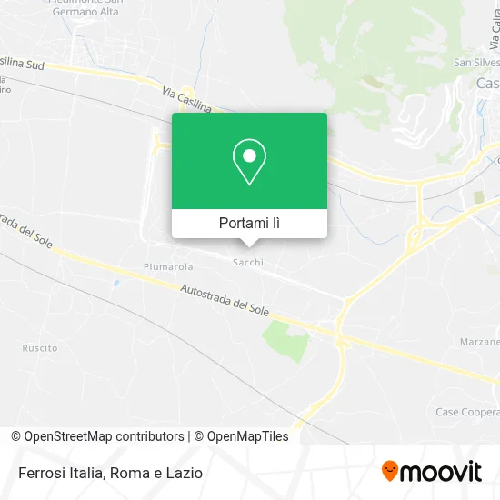 Mappa Ferrosi Italia