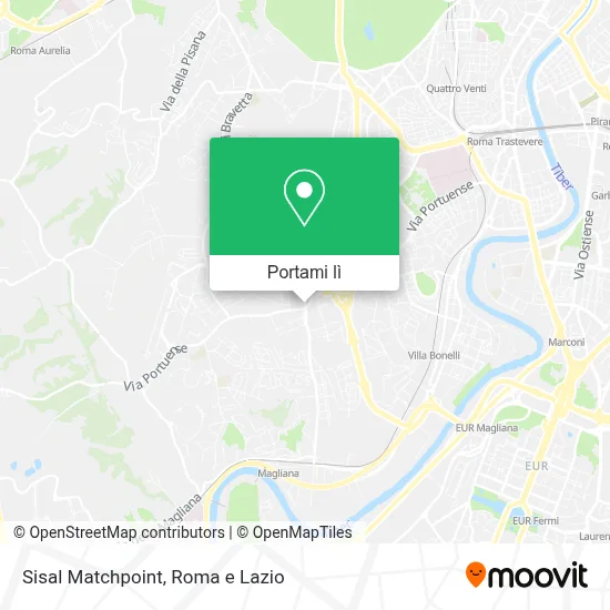 Mappa Sisal Matchpoint