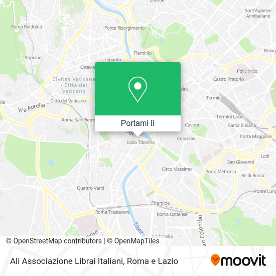 Mappa Ali Associazione Librai Italiani