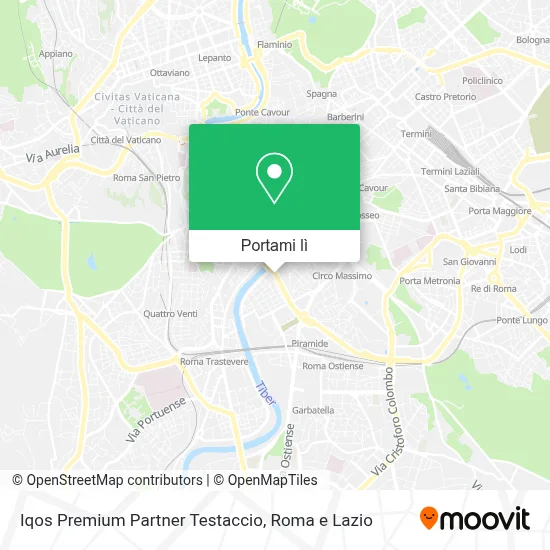 Mappa Iqos Premium Partner Testaccio