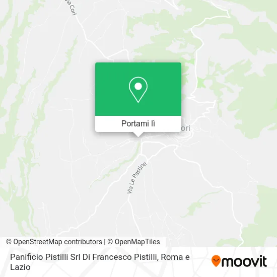 Mappa Panificio Pistilli Srl Di Francesco Pistilli