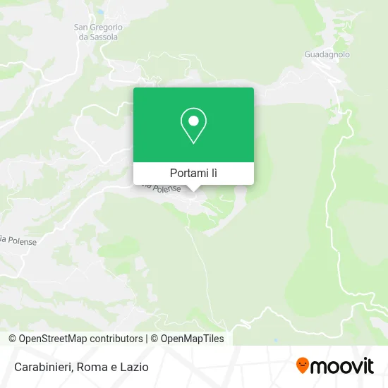 Mappa Carabinieri