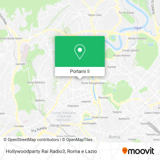 Mappa Hollywoodparty Rai Radio3