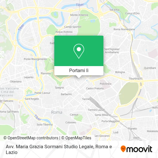 Mappa Avv. Maria Grazia Sormani Studio Legale