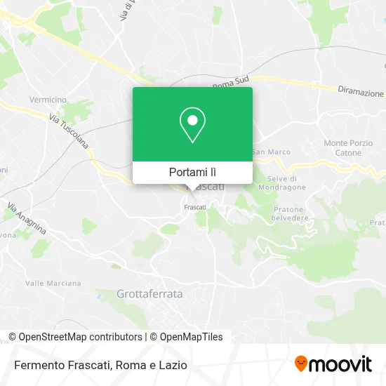 Mappa Fermento Frascati