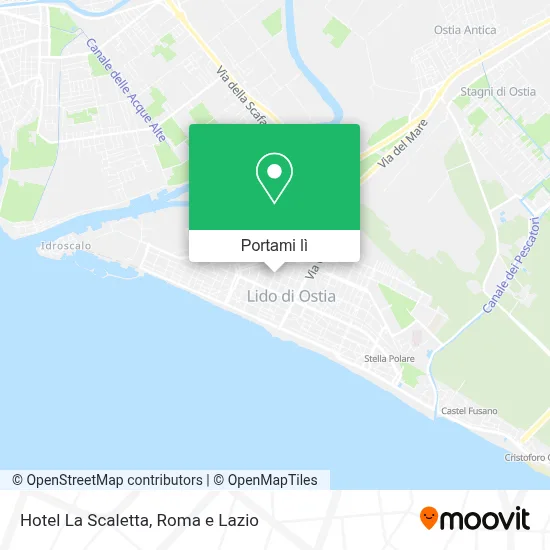 Mappa Hotel La Scaletta