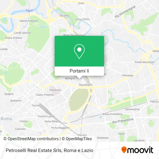 Mappa Petroselli Real Estate Srls