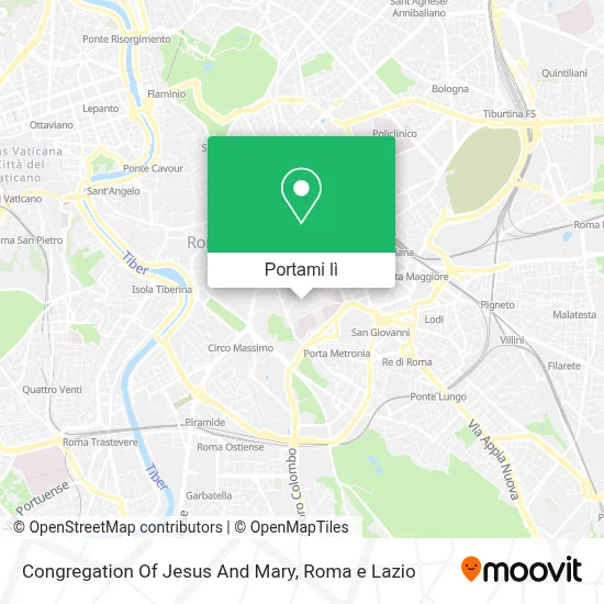 Mappa Congregation Of Jesus And Mary