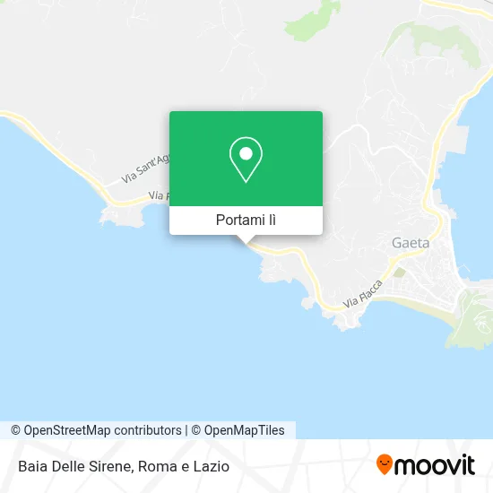 Mappa Baia Delle Sirene