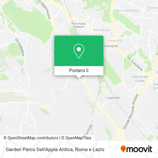 Mappa Garden Parco Dell'Appia Antica