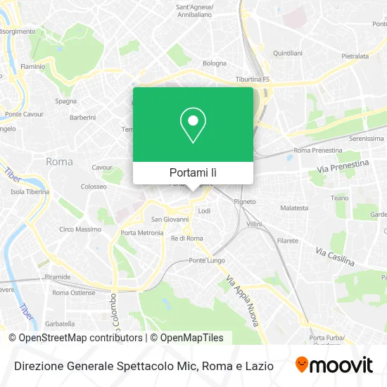 Mappa Direzione Generale Spettacolo Mic