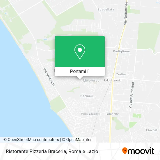 Mappa Ristorante  Pizzeria  Braceria