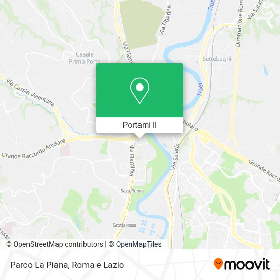 Mappa Parco La Piana