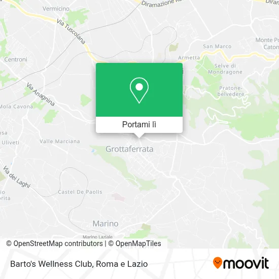 Mappa Barto's Wellness Club