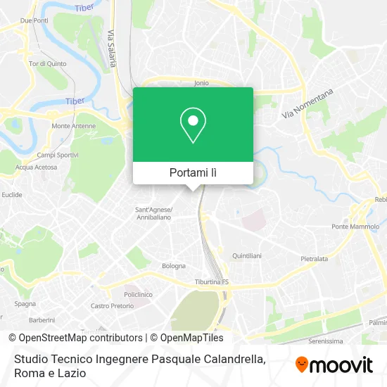 Mappa Studio Tecnico Ingegnere Pasquale Calandrella