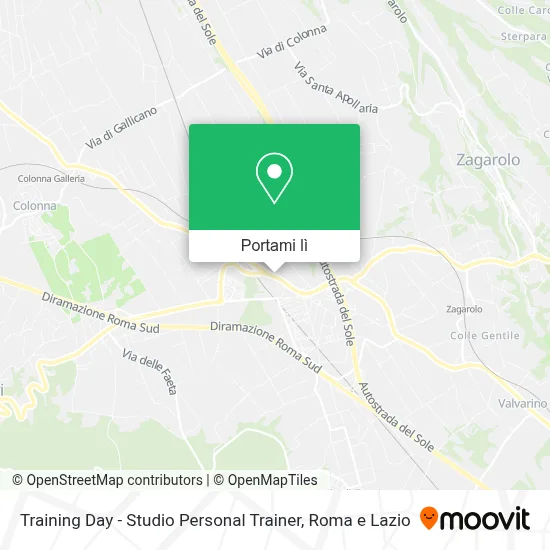 Mappa Training Day - Studio Personal Trainer